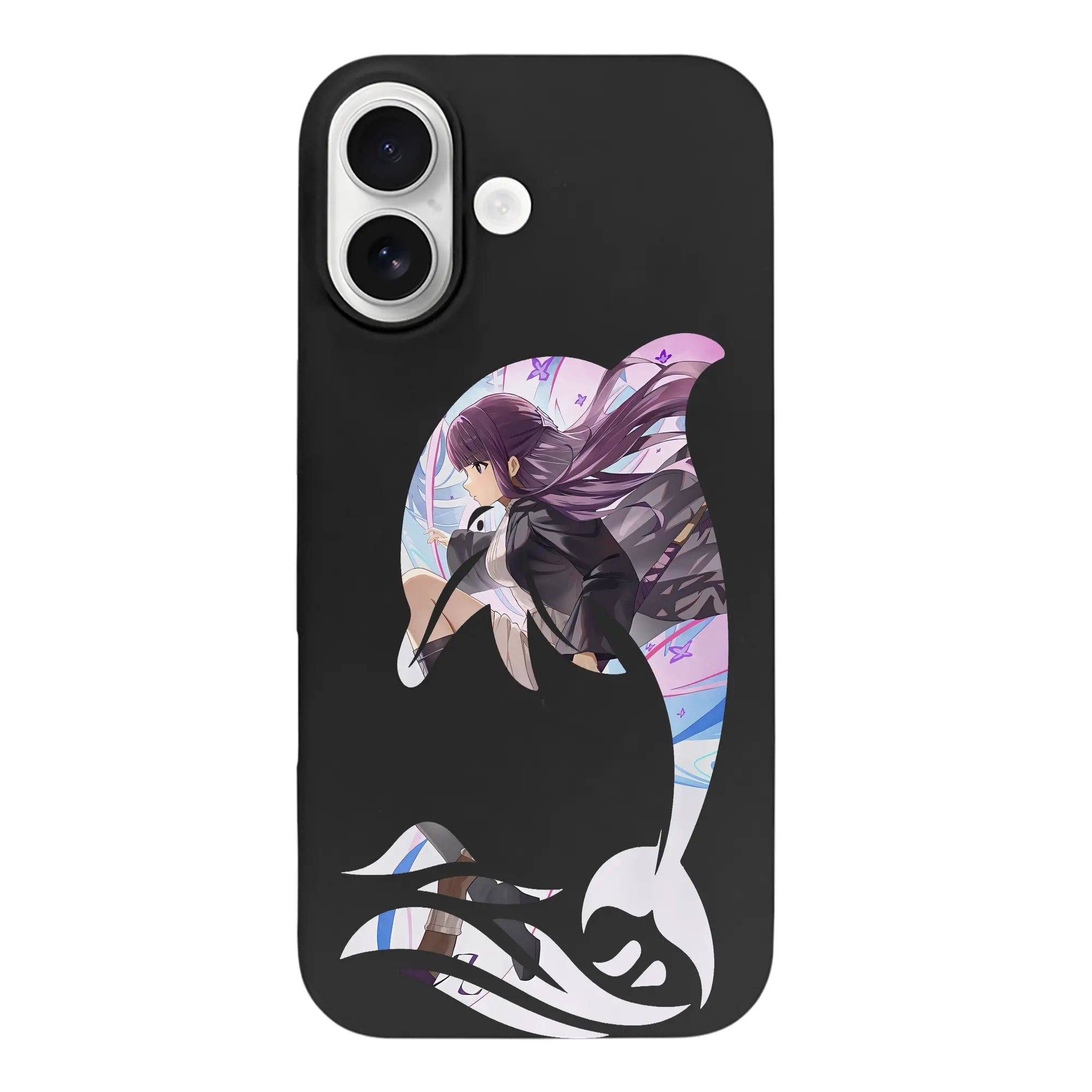 葬送のフリーレン（Frieren） グッズ,フェルン（Fern） - iPhone 17 シリーズ シリコンケース 薄型 耐衝撃 指紋防止 ソフトタッチカバー 精密フィット 傷防止 保護ケース iPhone 17/17 Air/17 Pro/17 Pro Max 対応